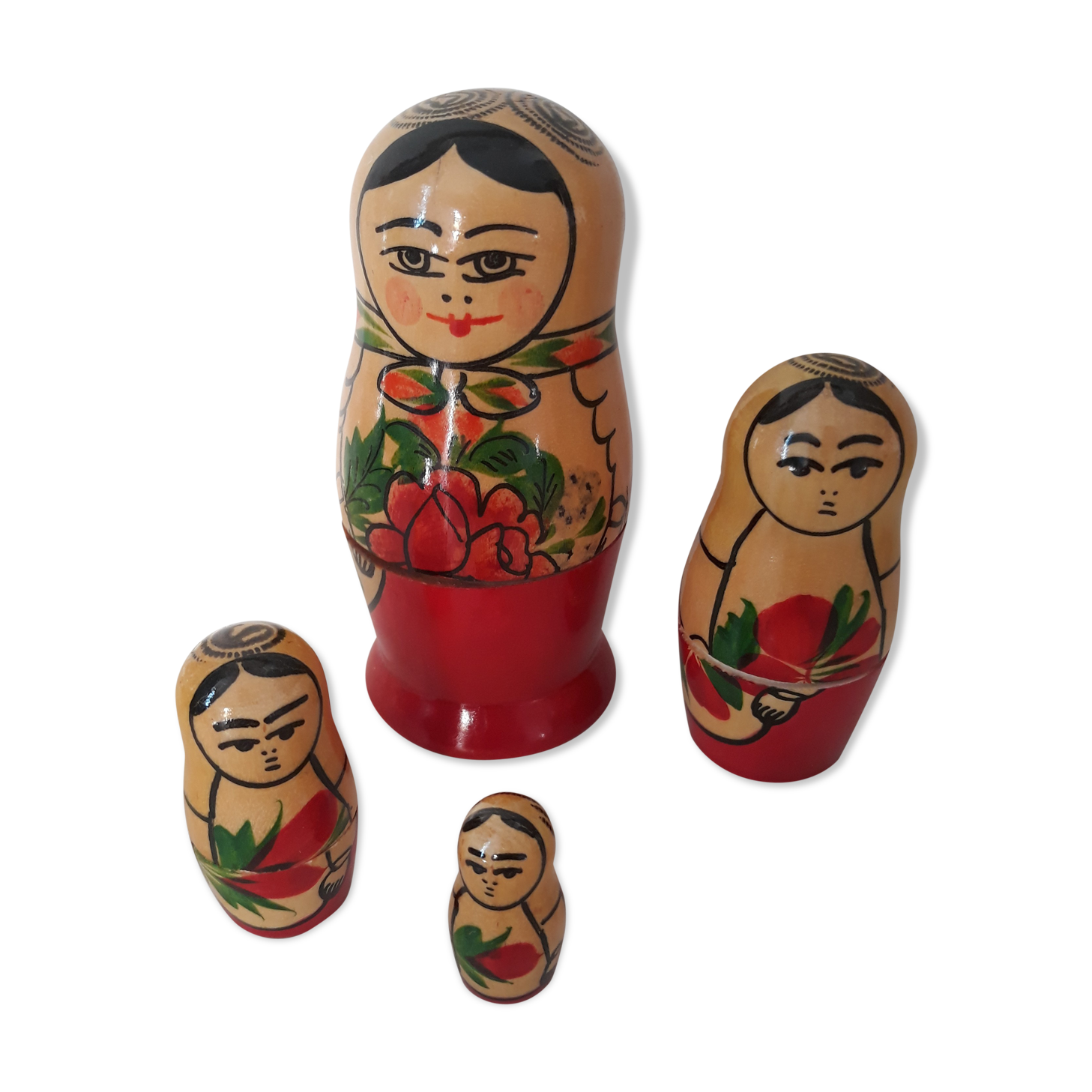 Vintage matriochka Russian dolls