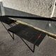 Vintage slate coffee table by Pierre Lèbe, 1960