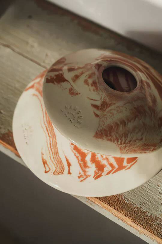 LISETTE - Glazed mixed earth - Wall light