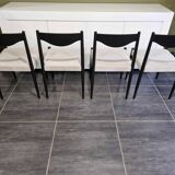 Set of 4 Baumann “Silva” chairs, Scandinavian, 1970s