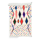 Azilal Moroccan Berber rug with colorful patterns 1.47x1.07m
