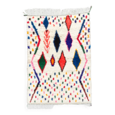 Azilal Moroccan Berber rug with colorful patterns 1.47x1.07m