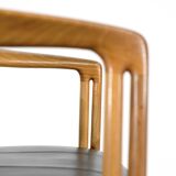 “Ulna” wooden armchair by Franco Poli for Bernini, Italy 1986.