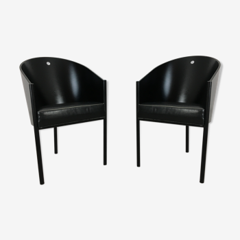 Lot of 2 Driade Costes armchairs Philippe Starck 1980
