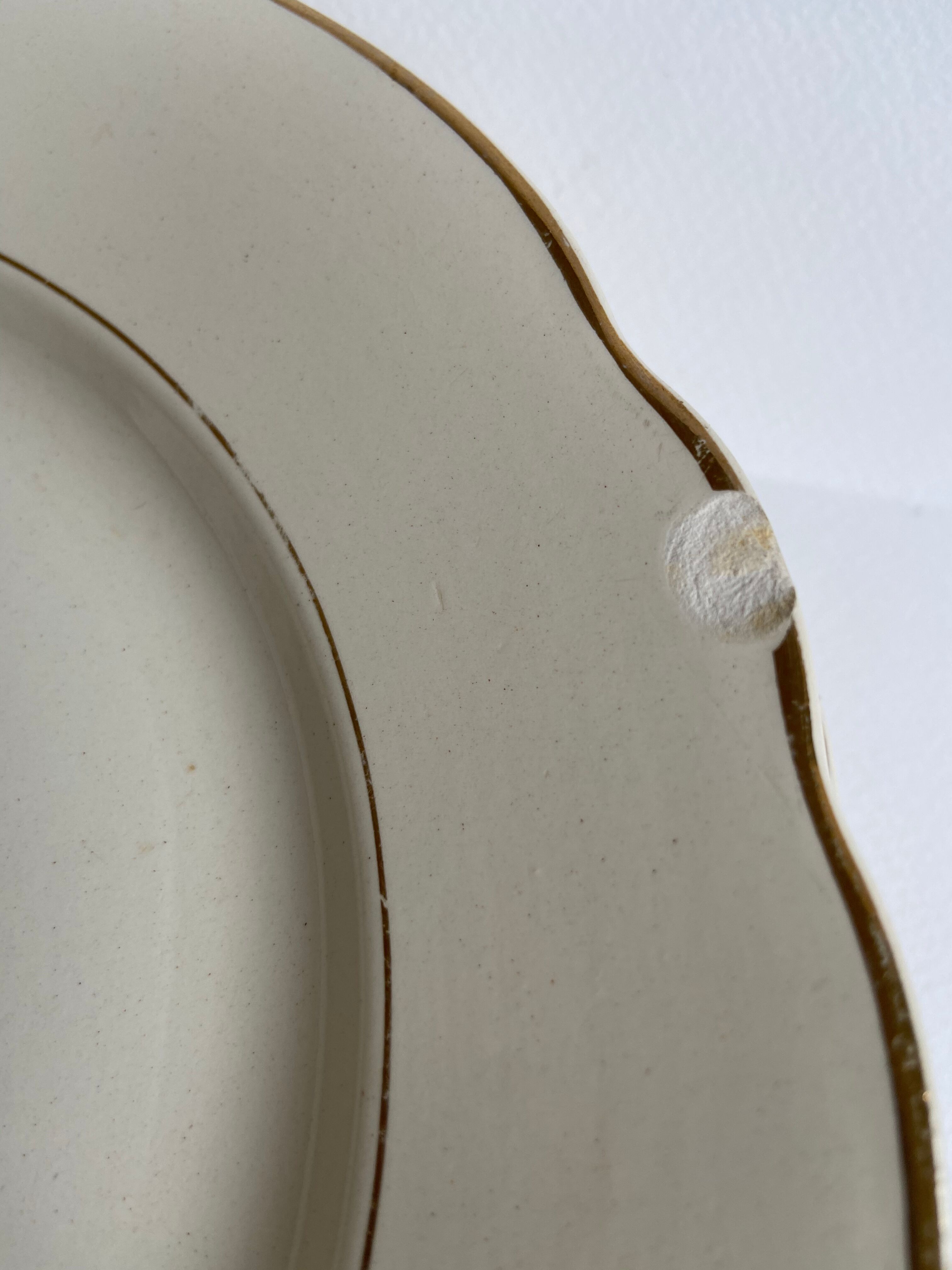 Set of 7 plates Digouin Sarreguemines