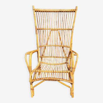 Rattan armchair