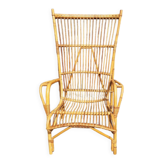 Rattan armchair