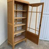 Parisian wardrobe glazed art deco 1920 raw wood