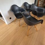 Eames plastic armchairs