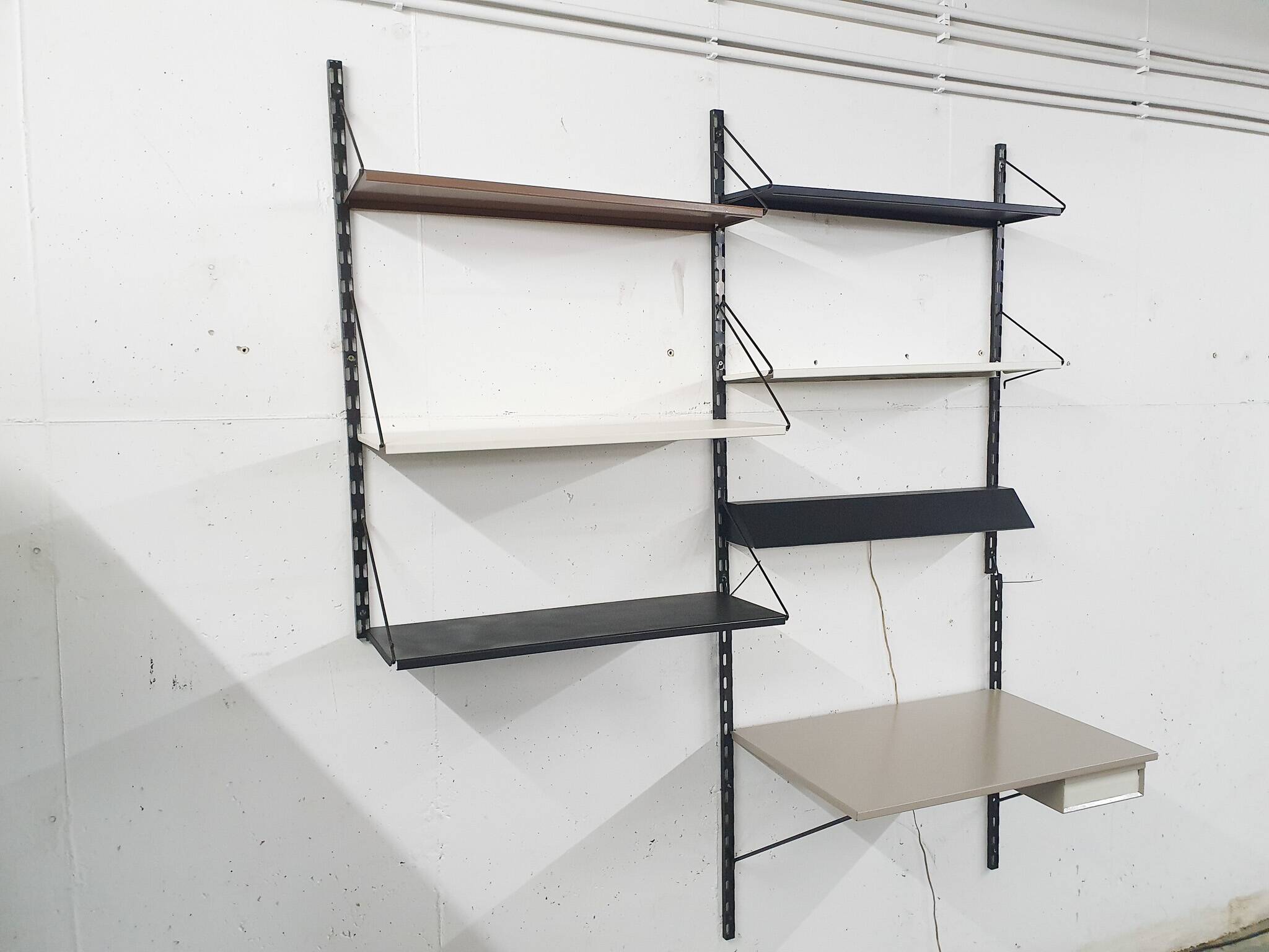 Tjerk Reijenga for Pilastro metal wall unit, The Netherlands 1950's