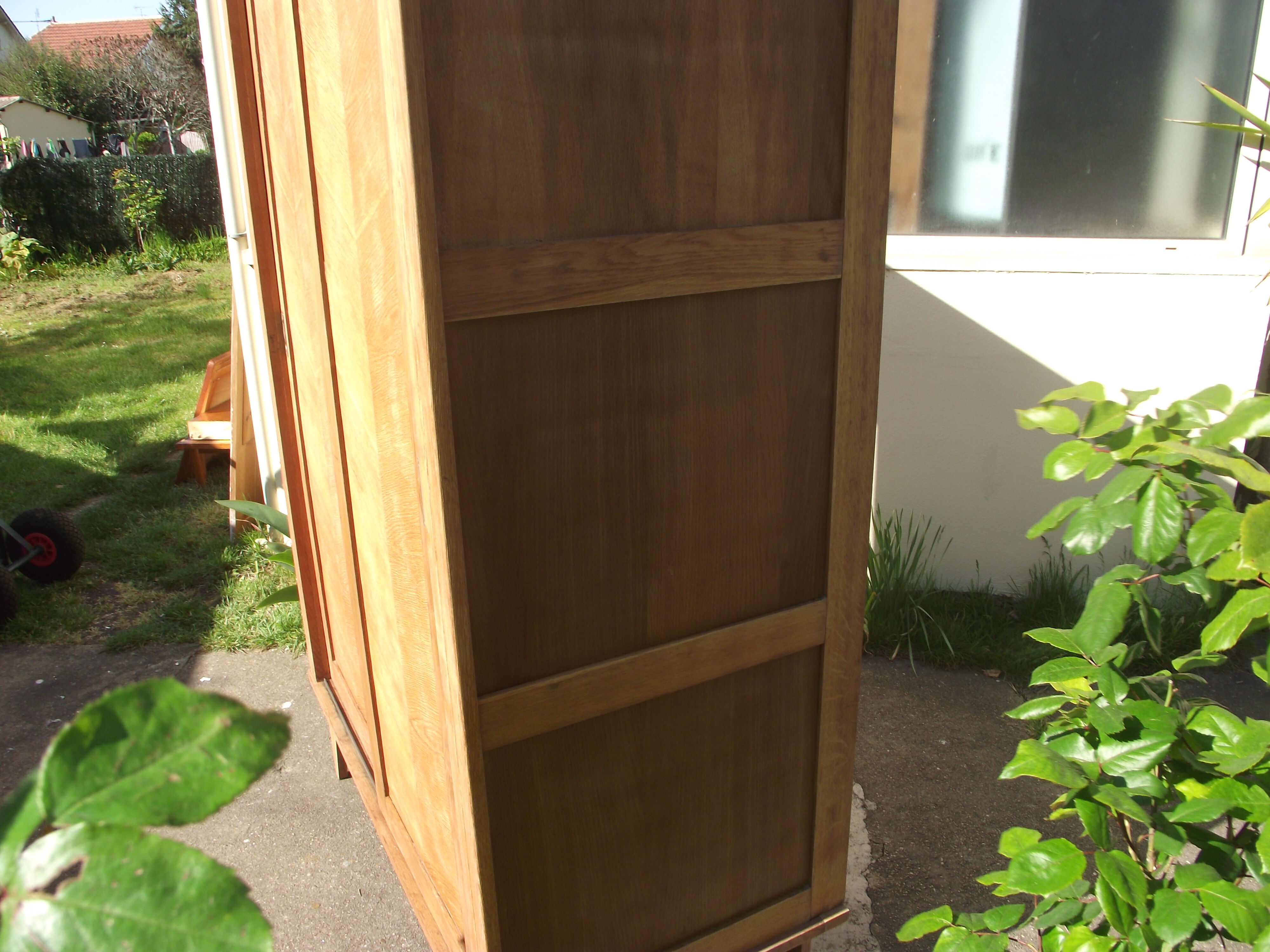 1950s oak dressing closet