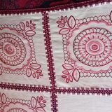Embroidered cotton tablecloth
