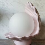 Opaline shell lamp