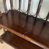 Vintage rattan shelf