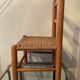 Scandinavian children's chair sitting in rope 70s