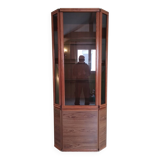 Storage unit with glass cabinet in the upper part by Van Pelt
