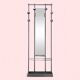 Chrome-plated aluminum entrance locker, 1950s