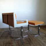 Vintage waiting room bench - 1970