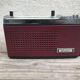 Former radio portable ondax blue leather red