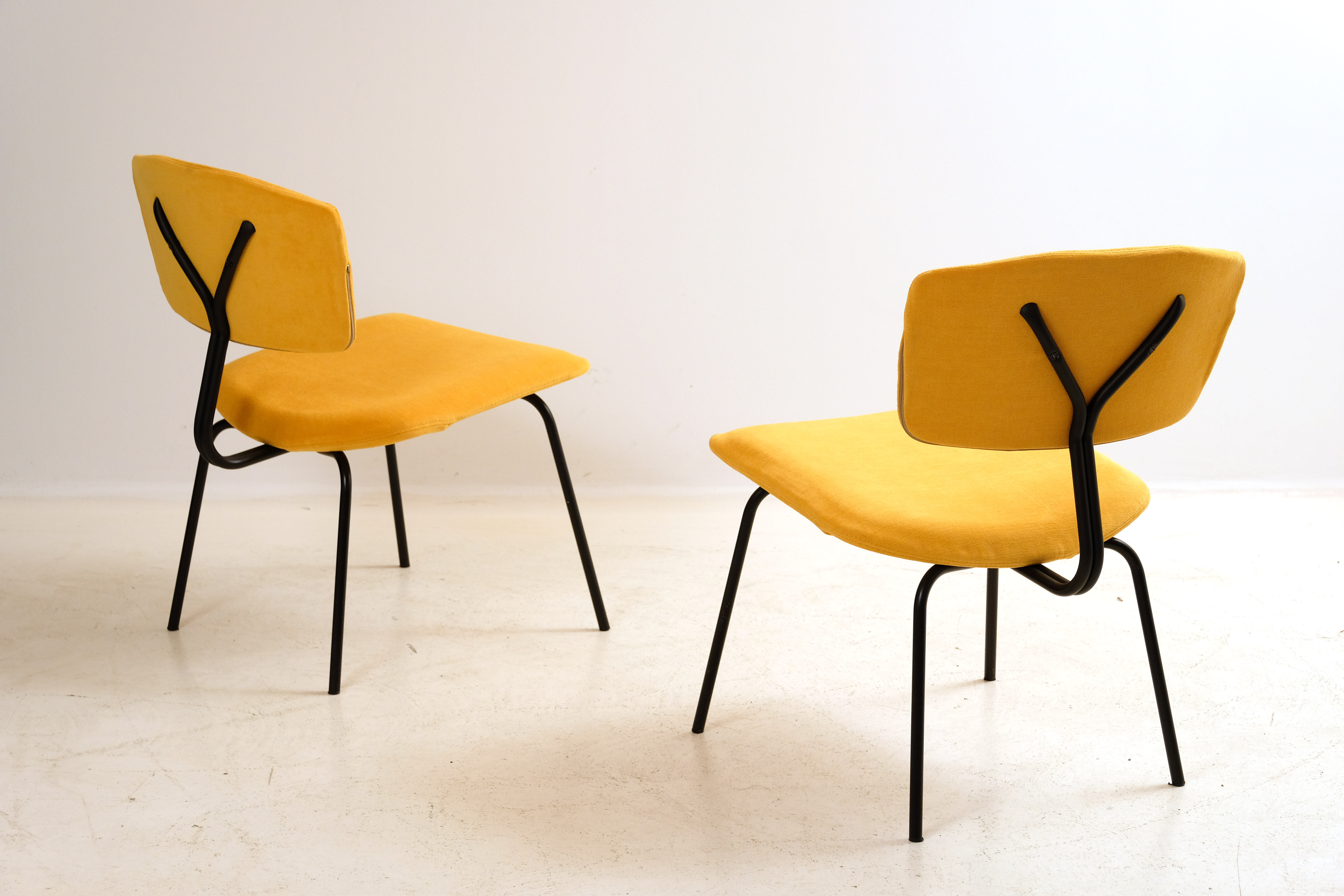 Pair of chairs Sunday C. Sclafert 1950's