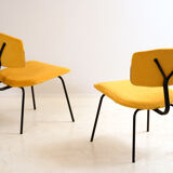 Pair of chairs Sunday C. Sclafert 1950's