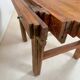 Designer desk, console table and matching stool