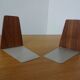 Danish Teak Bookends from Feldballes Møbelfabrik, 1960s, Set of 2