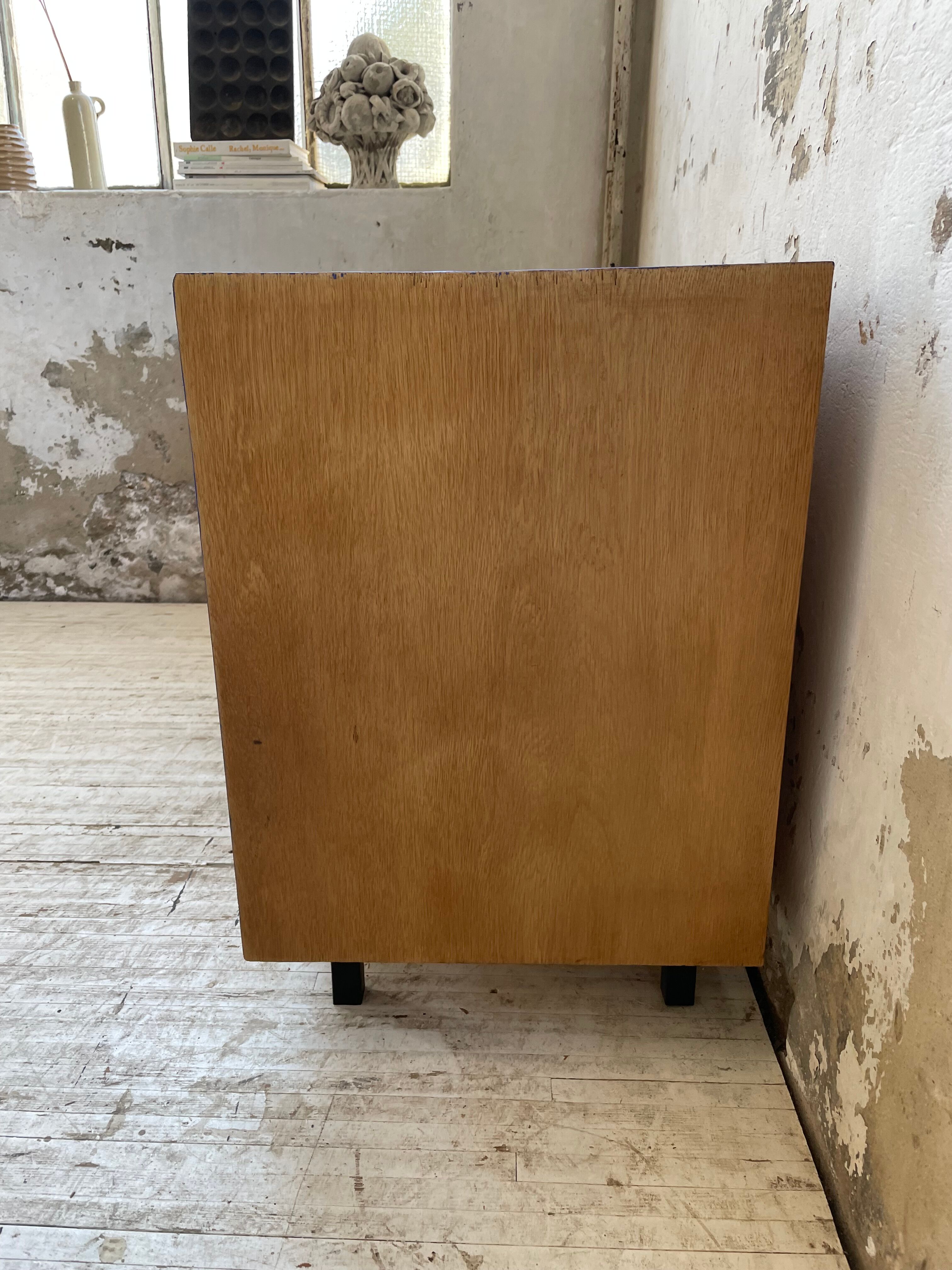 Meuble commode colorée années 60