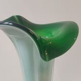 "Clothed" Soliflore Vase Italian Blown Glass.