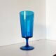 Blue pedestal vase - Italy Empoli 1960