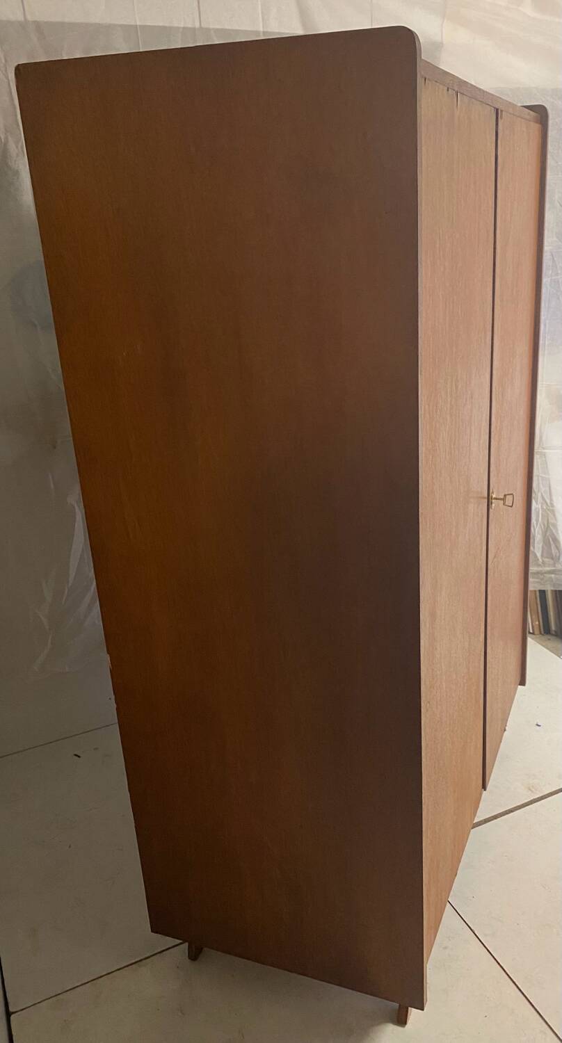 Vintage wardrobe with compass feet