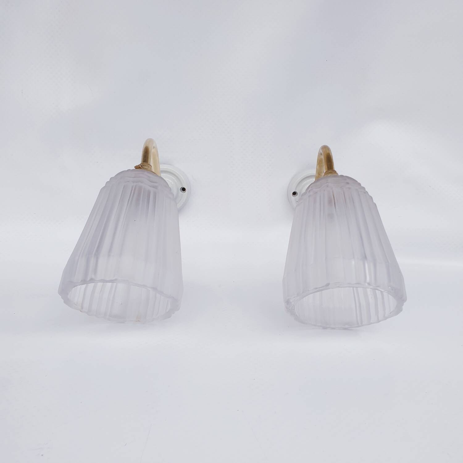 Antique art deco wall lights