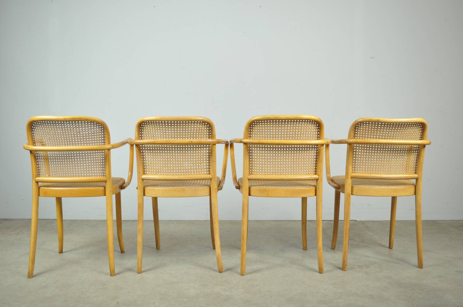 Vintage chairs by Joseph Hoffmann 1950s, Poland