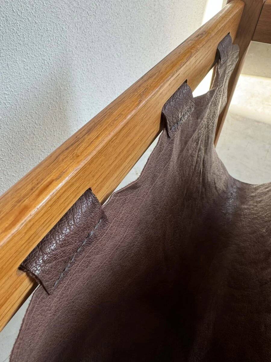 Vintage magazine side table