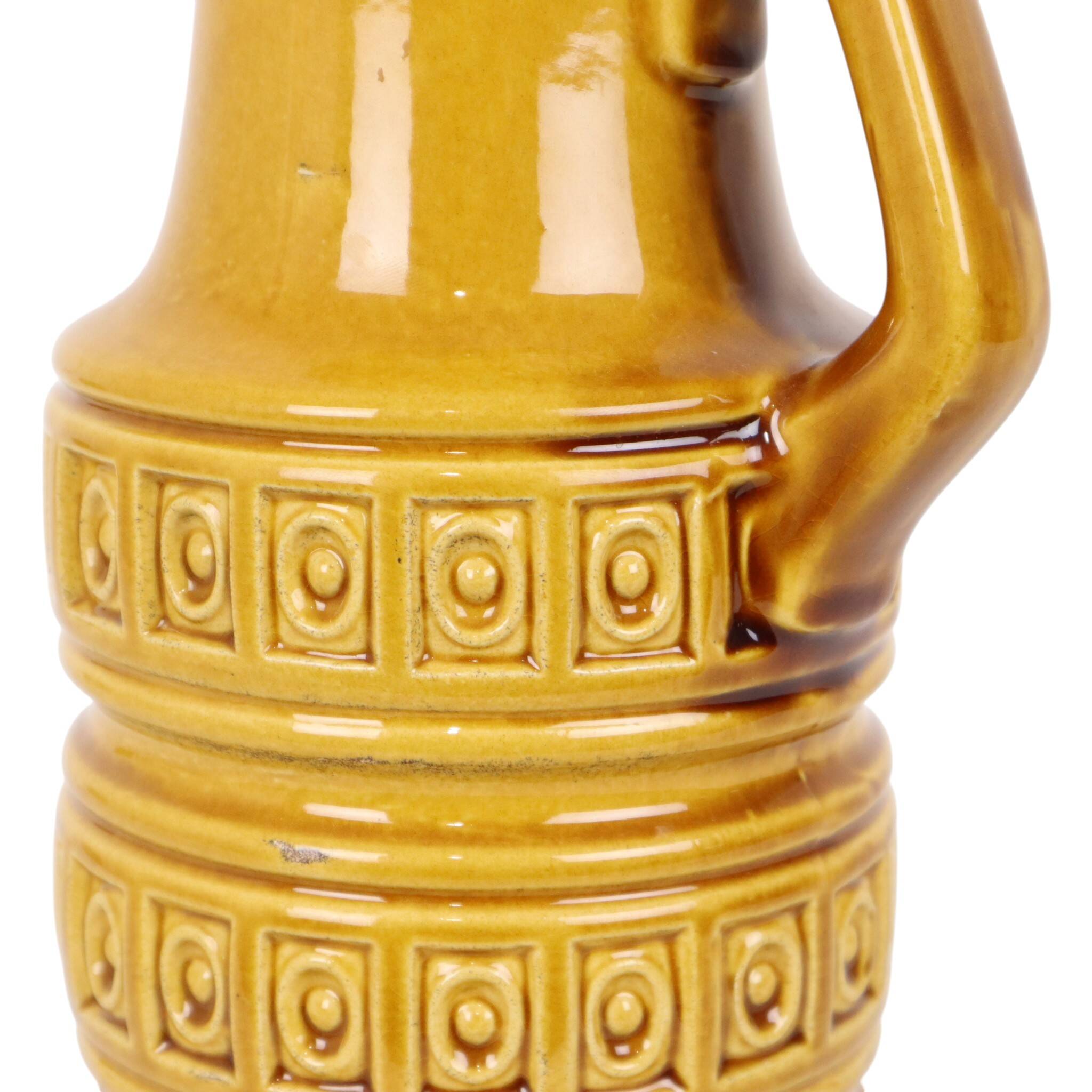 Vintage Scheurich Inka Vase West Germany Ceramic 429-26