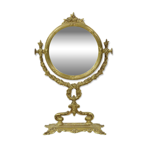 Miroir de table classique - laiton