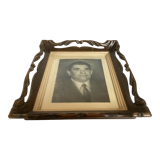 Old photo portrait of a man