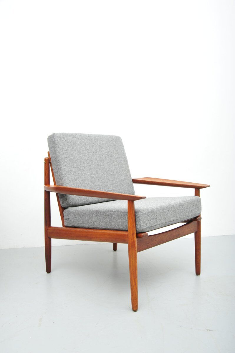 Vintage teak armchairs by Glostrup, 1950s