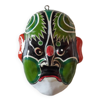 Decorative paper mache mask Chinese opera