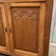 French Art Deco buffet in solid wood