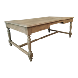Solid oak desk in neoclassical style