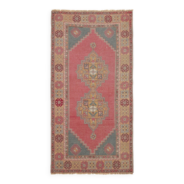 Turkish Vintage Anatolian Rug 115 cm x 219 cm