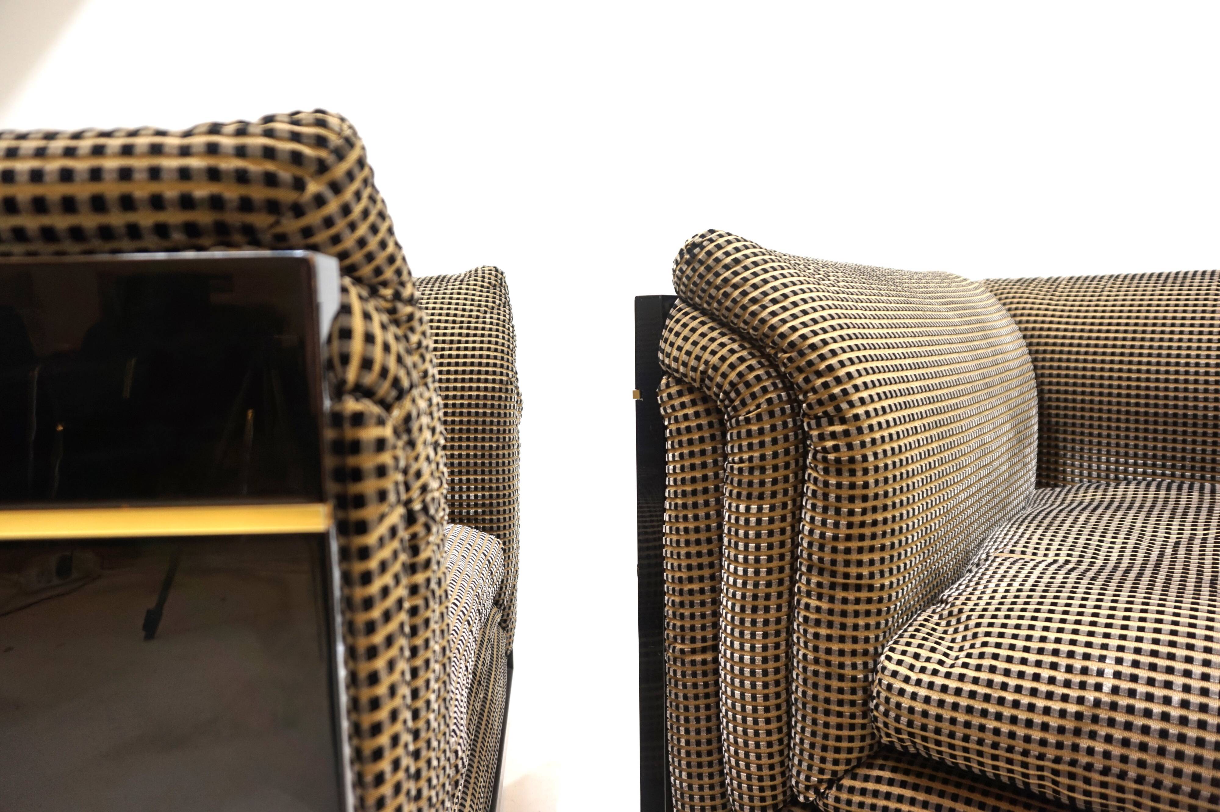 Ensemble de 2 chaises longues attribuées à Pierre Cardin, 1970