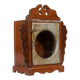 Vitrine murale petite ancienne boite a horloge patine d'origine inde