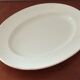 Old oval white dish veillard bordeaux