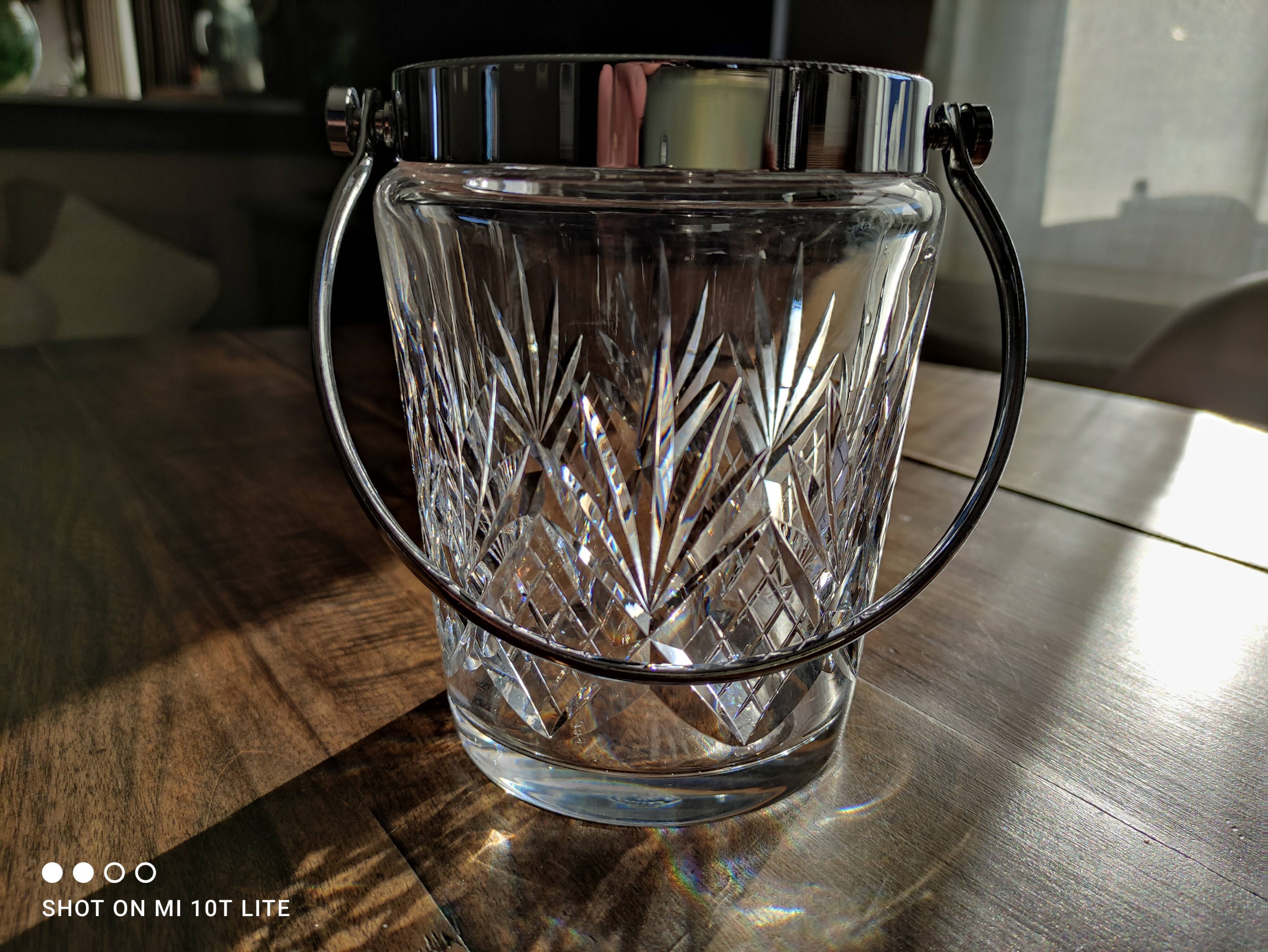 Seau à Glace Pasabahce Timeles - Verre Et Plastique, 14 Cm De Diamètre, Design Moderne Et élégant