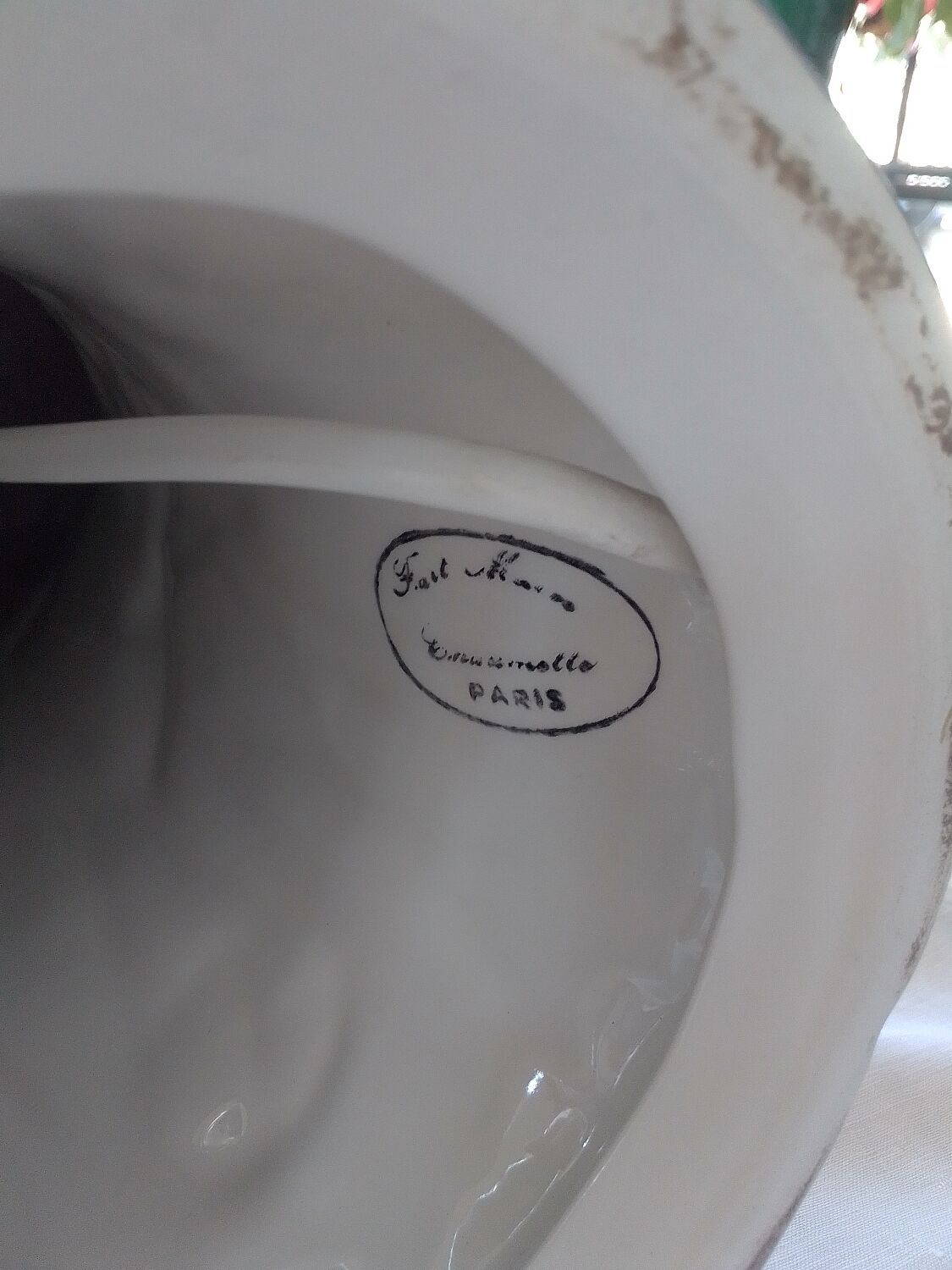 Foot of lamp slip house Chaumette