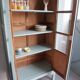 Renovated antique display cabinet