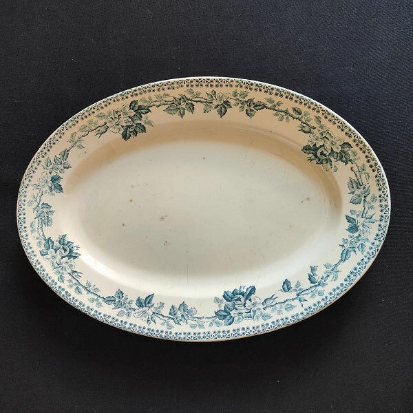 Iron Earth dish Creil Montereau