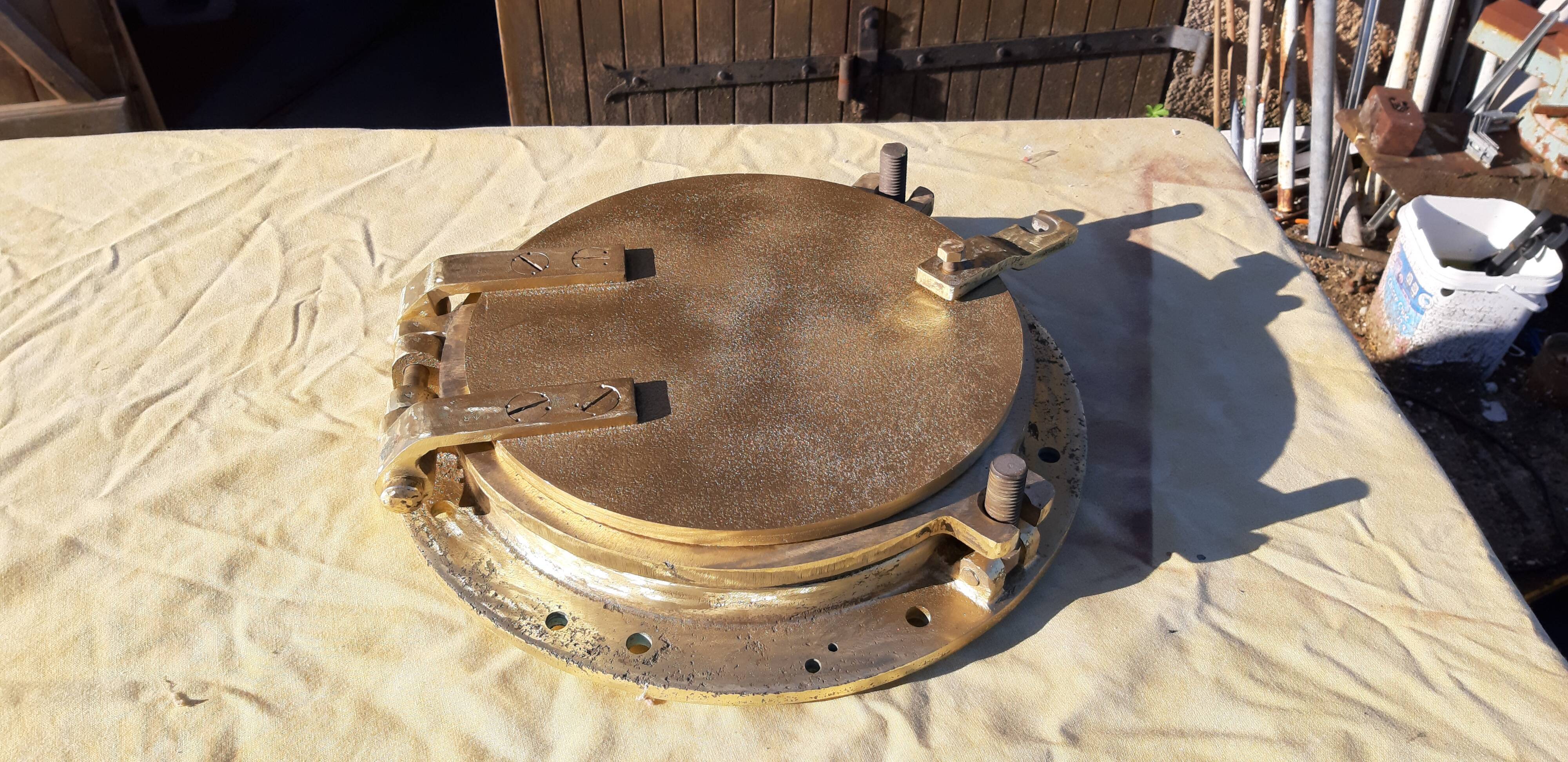 Navy Bronze Porthole